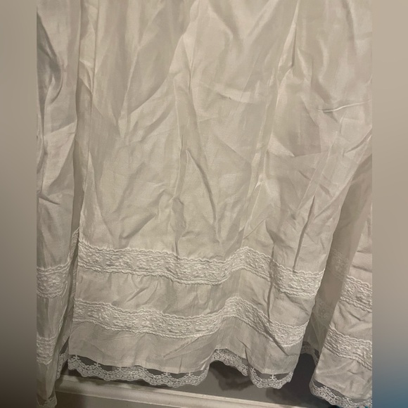 Pink Diamond NWT White COTTAGE CORE‎ MIDI Dress size 8 - Picture 8 of 8